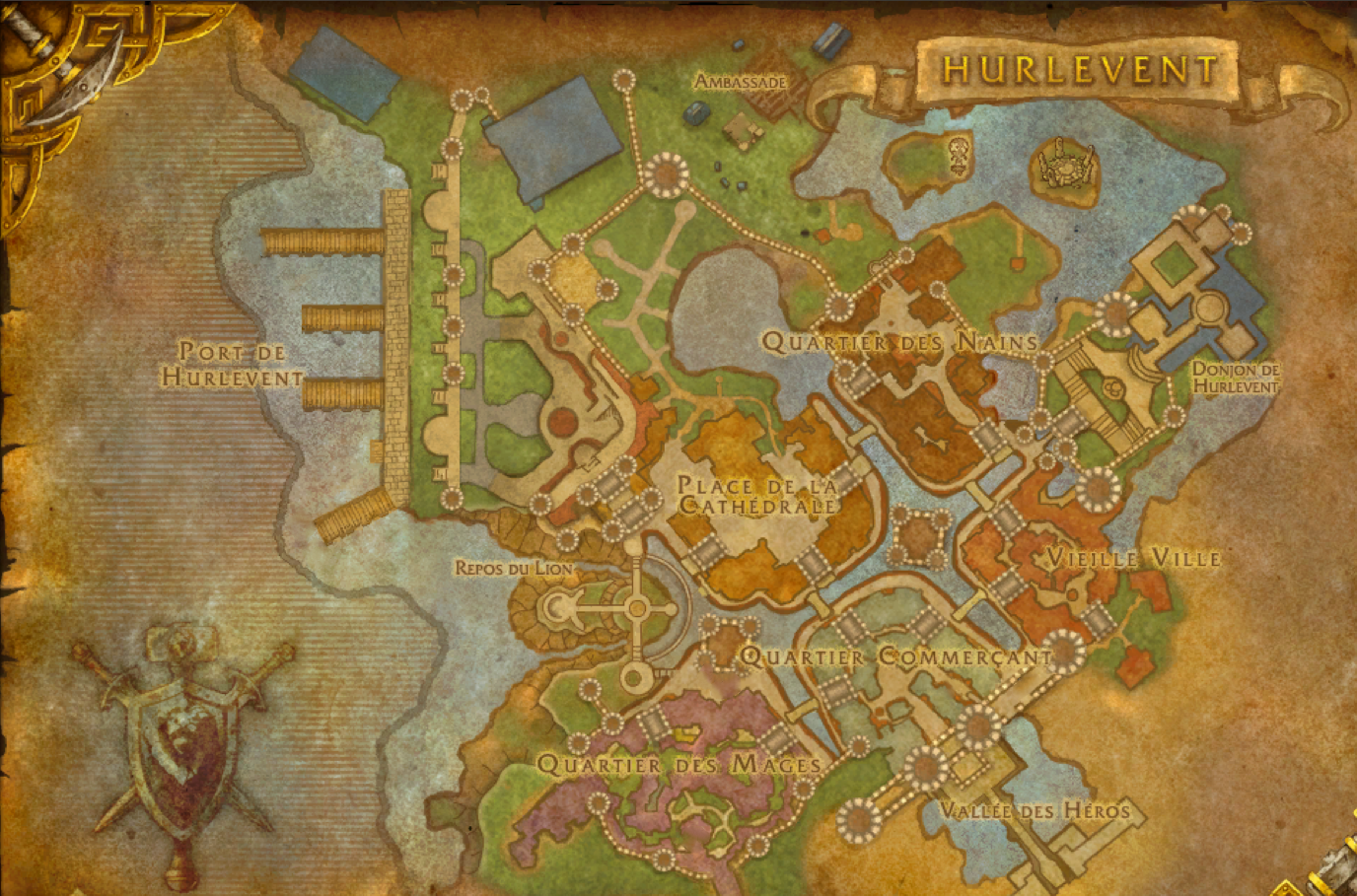 Carte tactique de Hurlevent